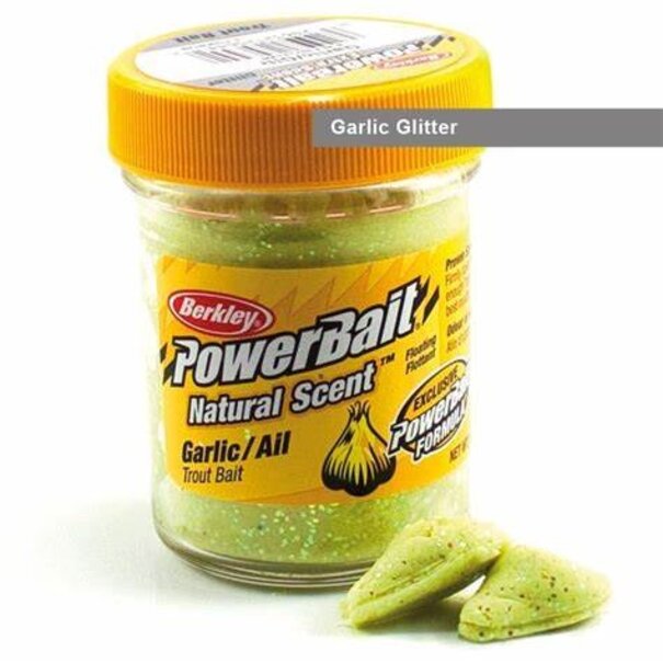 Berkley Berkley Powerbait Glitter Garlic Trout Bait