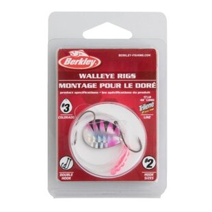 Berkley Walleye Rig Colorado Blade #3 Pink Perch