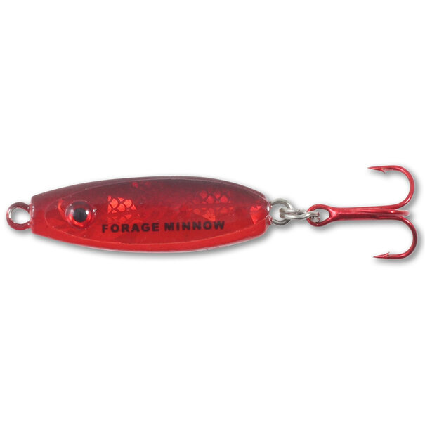 Northland Fishing Tackle Northland Fishing Tackle Forage Minnow Jig'n Spoon 1/16oz Super-Glo Redfish