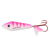 Northland Fishing Tackle Buck-Shot Coffin Spoon 1/8oz Pink Tiger UV