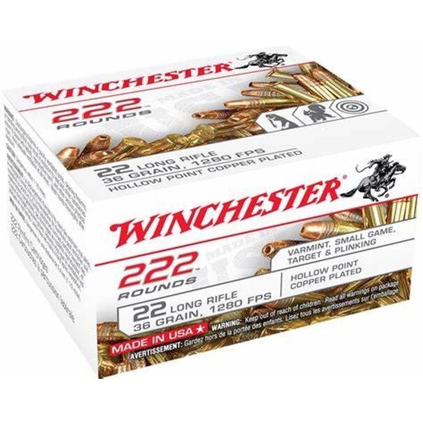 Winchester Winchester 22 LR 36 GR Hollow Point 222 pack