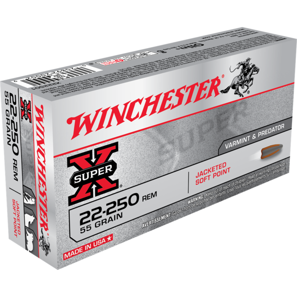 Winchester Winchester Super-X Rifle 22-250 55 GR SP