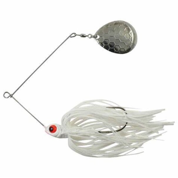 Northland Fishing Tackle 3/8 oz Reed Runner Spinner Bait White Shad