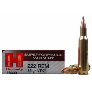 Hornady Superformance 222 Rem 35 GR NTX