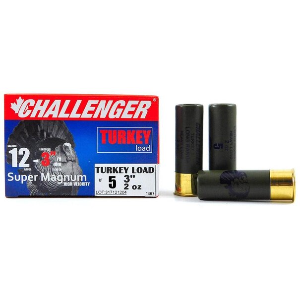 Challenger Challenger Turkey 12 GA 3" #5 Super Mag Turkey Load