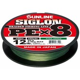 Sunline Siglon Braided PEx8 12 LB 165 yard Dark Green
