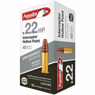 Aquila Interceptor .22 LR 40 GR HP