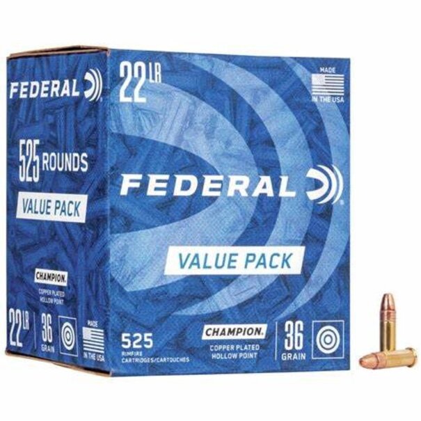 Federal Federal Value Pack 22 LR LHP 525 CT