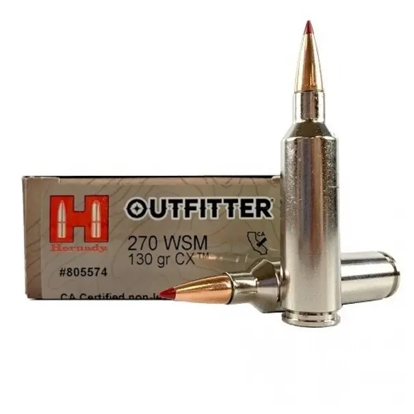 Hornady Hornady Outfitter 270 WSM 130 GR CX 20 Ct