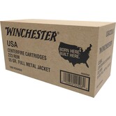 Winchester 223 Rem 55 GR FMJ Bulk Pack 1000 Rounds