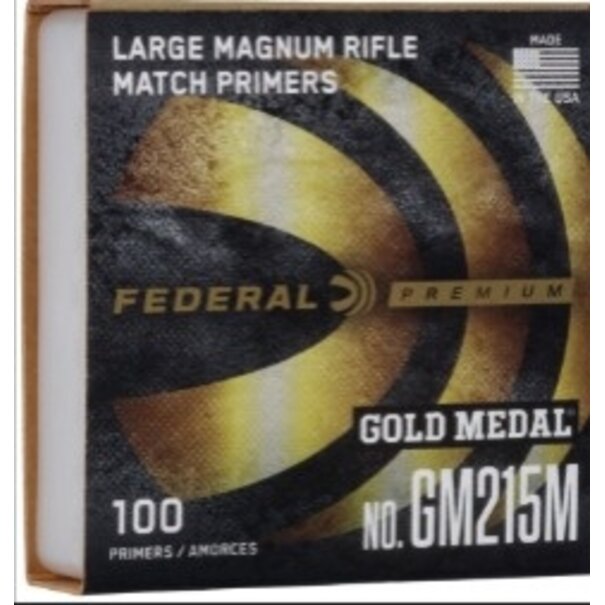 Federal Federal Gold Medal Large Magnum Rifle Primer NO. GM215M