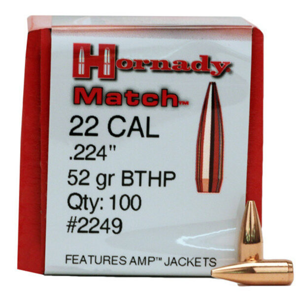 Hornady Hornady 22 Cal 52 Gr BTHP Match 100 ct