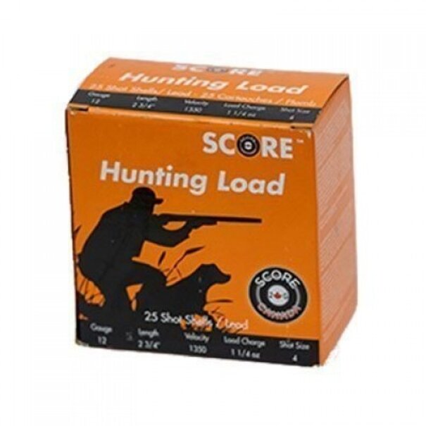 Score Score Hunting Load 12 GA 2-3/4 #2 Lead 1-1/4oz