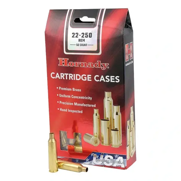 Hornady Hornady 22-250 Brass 50 ct