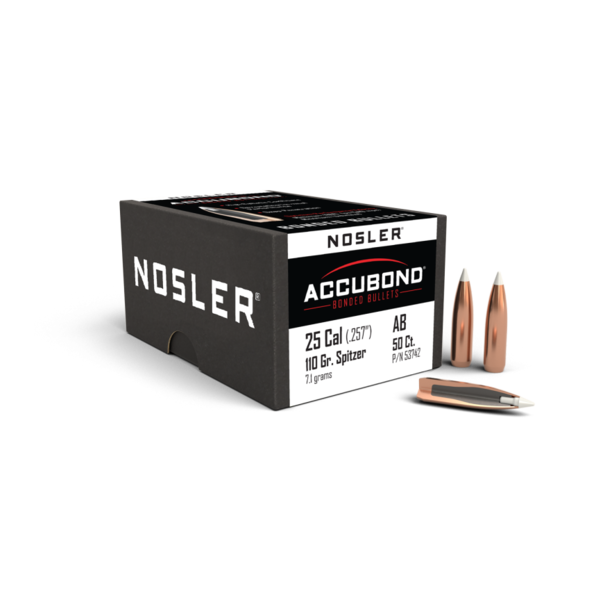 Nosler Nosler Accubond Spitzer 25 Cal 110 GR 50ct
