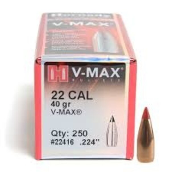 Hornady Hornady V-MAX 22 Cal 40 GR QTY 250