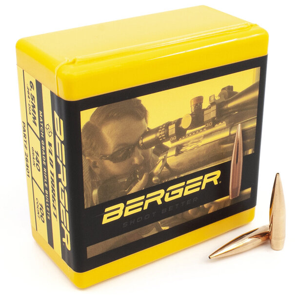 Berger Berger VLD Target 6.5mm 140 GR Bullets