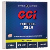 CCI 22LR Shotshell 1/15oz #12