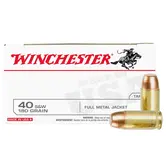 Winchester 40 S&W 180gr FMJ