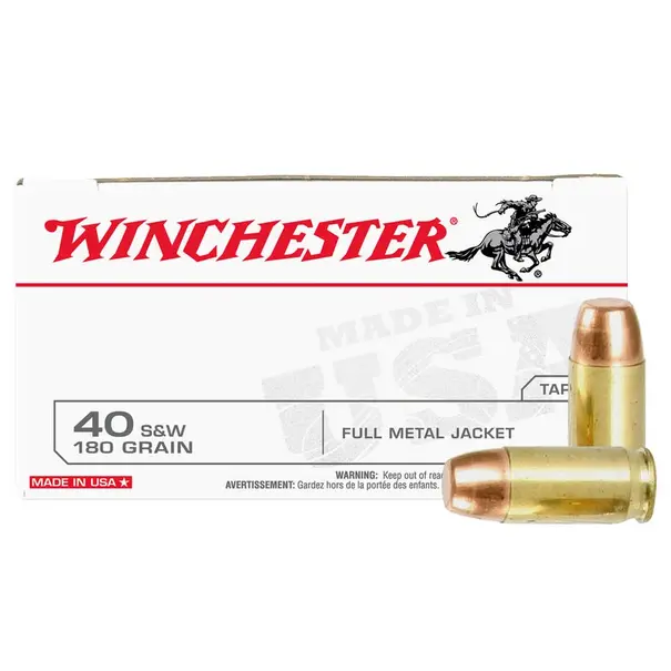 Winchester Winchester 40 S&W 180gr FMJ