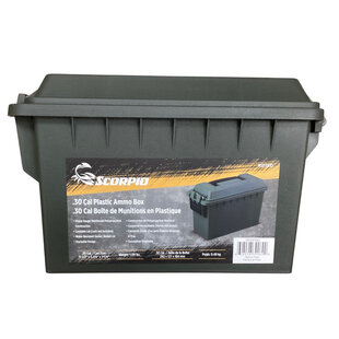 Scorpio 30 Cal Plastic Ammo Can