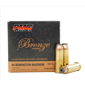 PMC Bronze 44 Rem Mag 180 Gr JHP 25Ct
