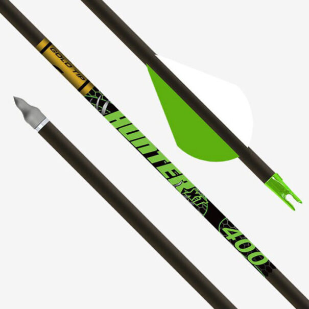 Gold Tip Gold Tip Hunter XT Fletched 400 Spine 12 PK