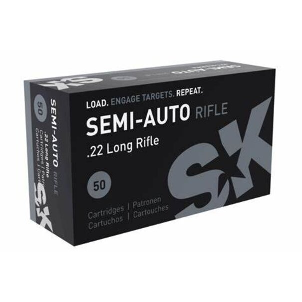 SK Semi Auto Rifle 22 LR 40 gr 50 ct