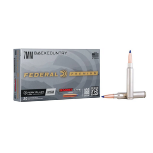 Federal Premium 7mm Back Country 168gr Barnes LRX Ammo