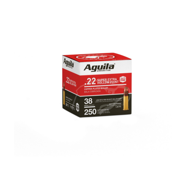 Aguila Aguila 22LR 38gr HP Ammo 250ct