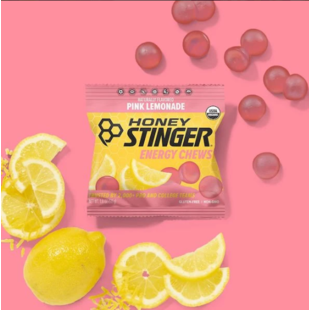 Peak Refuel Honey Stinger Energy Chew Pink Lemonade