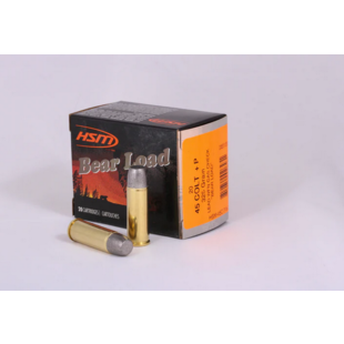 HSM Bear Load 45 Colt +P 325 Gr Lead WFN Gas Check