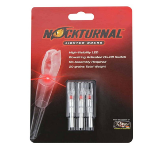 Nockturnal Red Lighted Nocks S LED 3 Pack