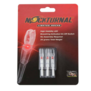 Nockturnal Red Lighted Nocks LED 3 Pack