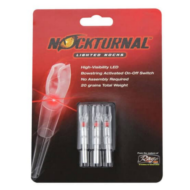Nockturnal Nockturnal GT-Red Lighted Nocks LED