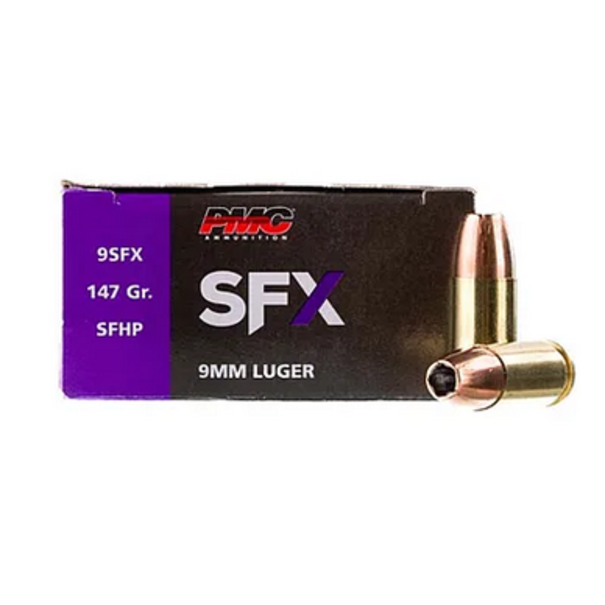 PMC PMC SFX 9mm Luger 147 Gr SFHP 50 ct