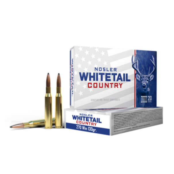 Nosler Nosler Whitetail Country 270 Win 130gr Ammo