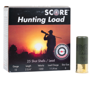 Score Hunting Load 12 Ga 2-3/4 1-1/4oz #6