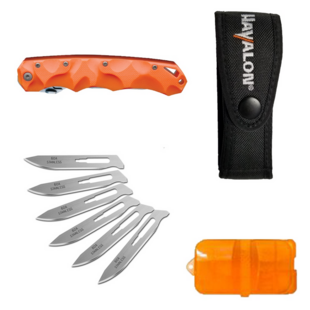 Havalon Knife Piranta Orange-Stag