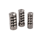 Salmon River Solutions SRS SS Pro 4 Muzzle Brake 30 Cal 1/2-28 .68" Polished