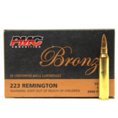 PMC Bronze 223 Rem 55 Gr FMJ-BT 20 CT