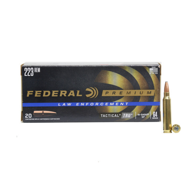 Federal Federal Premium 223 REM 64 gr Tactical Hi-Shok SP