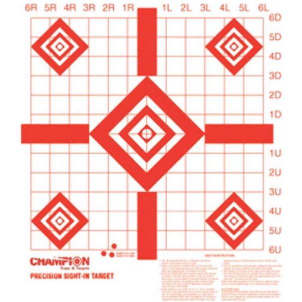 Champion Redfield Precision Sight-In Target 100 Pk
