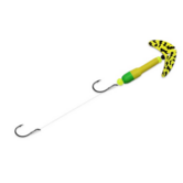 Macks Lures Wally Pop Crawler Black Tiger/Yellow/Green, Size 2