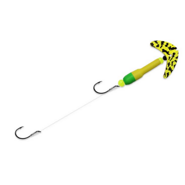 Mack's Lures Macks Lures Wally Pop Crawler Black Tiger/Yellow/Green, Size 2