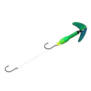 Mack's Lures Walley Pop Crawler Green Sparkle Flow Green/Yellow Size 2