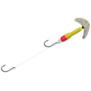 Mack's Lures Wally Pop Crawler Silver Sparkle/Yellow/Pink Size 2