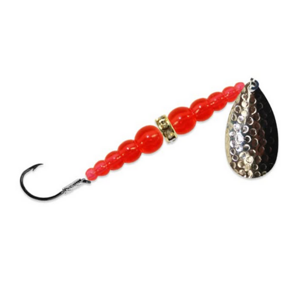 Mack's Lures Mack's Lures Wedding Ring Spinner HN/Flo Orange Size 6