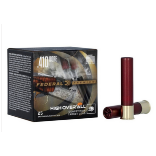 Federal Premium High OverAll Comp Target Load .410 gauge  2 1/2" - 1/2 oz - 8 1/2 shot