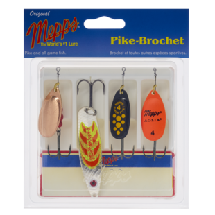 Mepps 4-pack Piker Kit Siwash Assorted